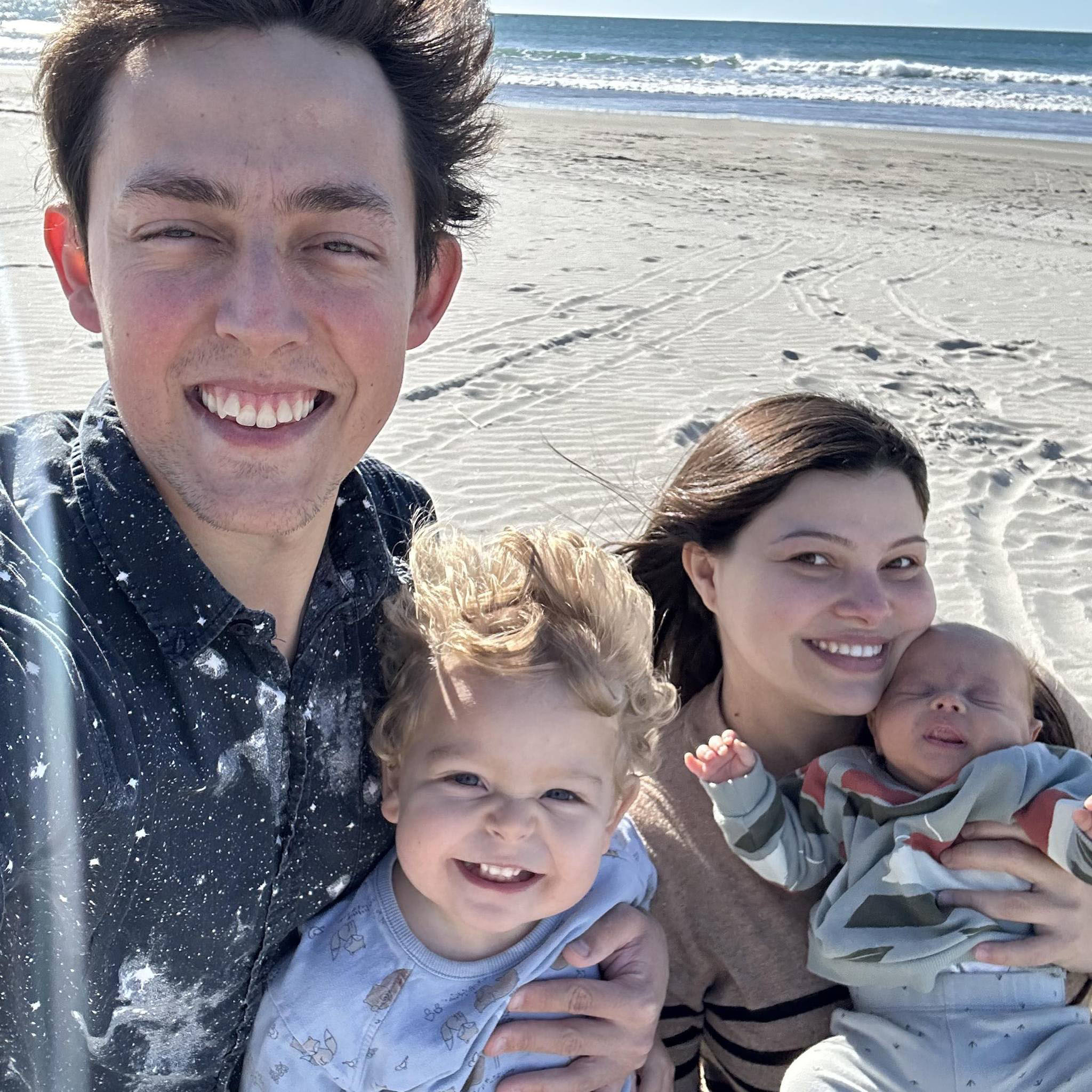 family photo with my wife and eldest son the second one is still pending...